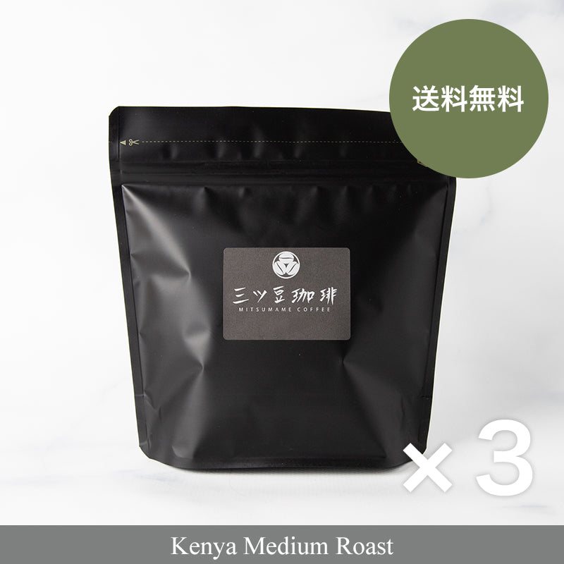 【送料無料】コーヒー豆 ケニア・中煎り（200g）3袋セット
